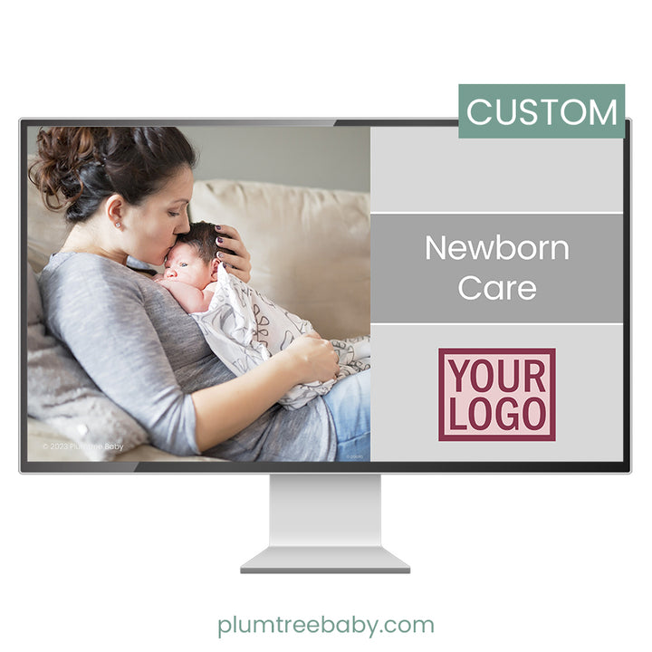 Branded PowerPoints-PowerPoint-Plumtree Baby