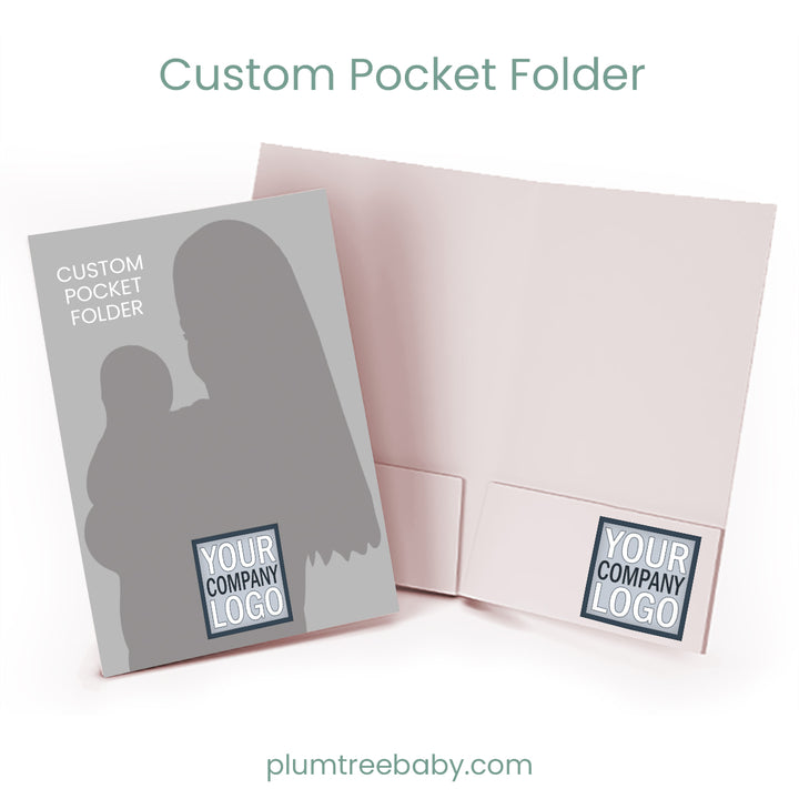 Branded Pocket Folders-Packet-Plumtree Baby