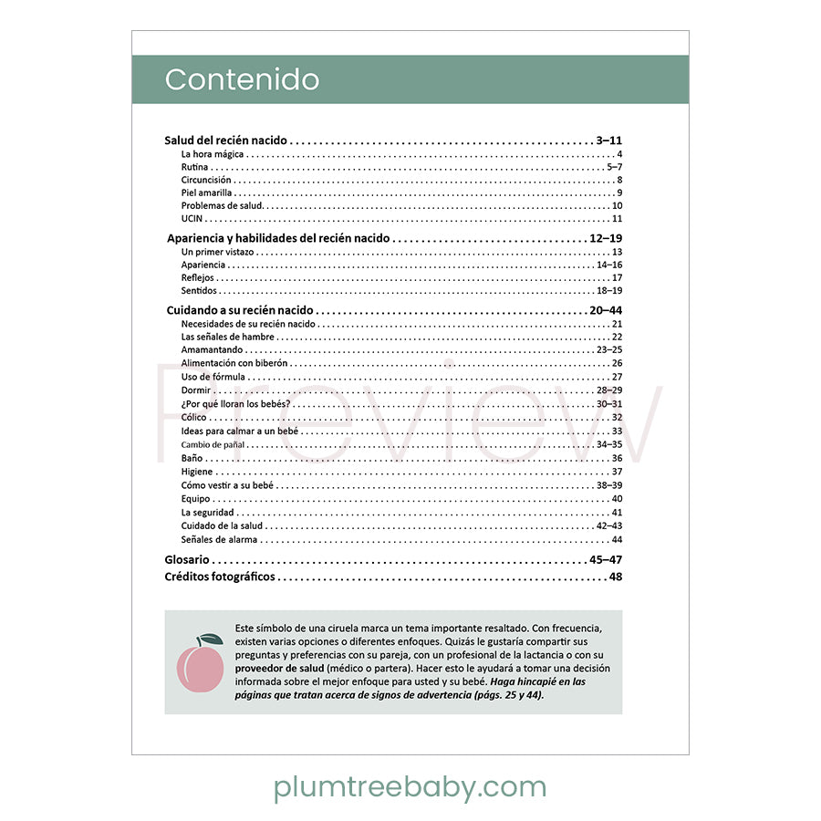 Newborn Care Booklet-Book-Plumtree Baby