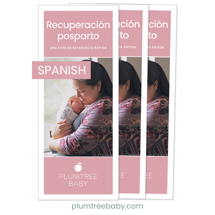 Postpartum Quick Reference Guides - Pack of 50-Handout-Plumtree Baby