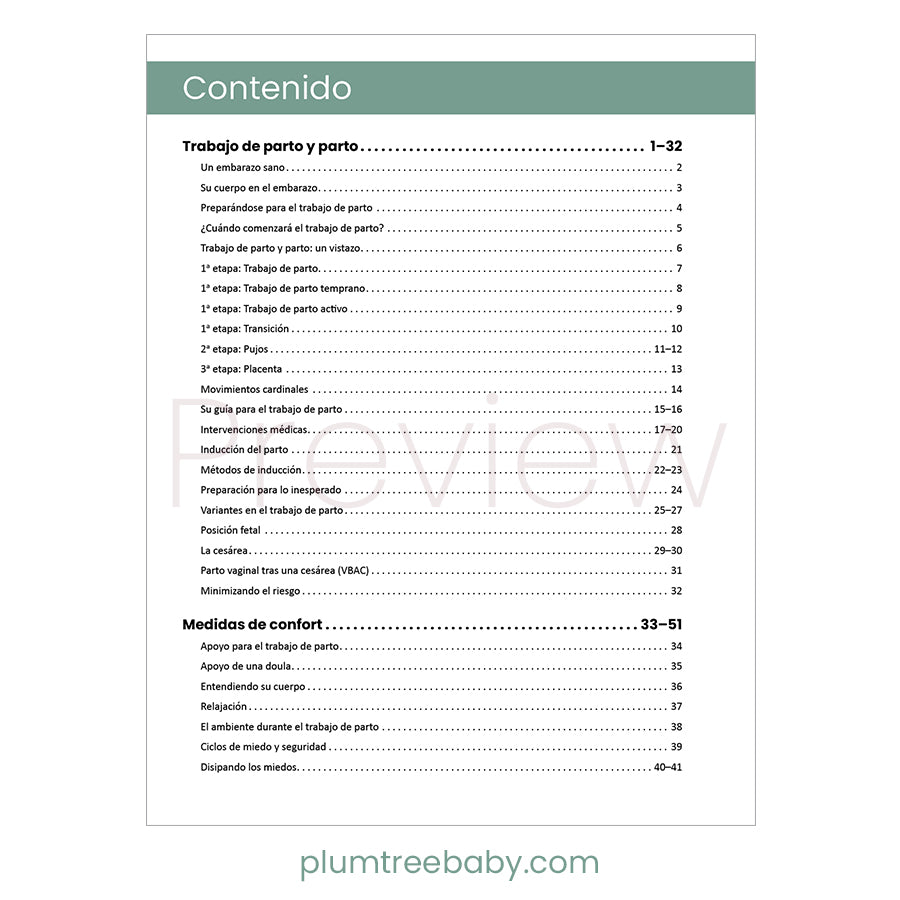 Preparing for Birth Book-Book-Plumtree Baby