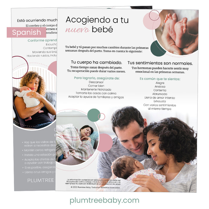 Welcoming Your New Baby Handouts - Pack of 50-Handout-Plumtree Baby