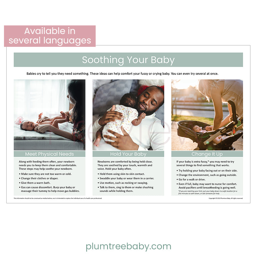 Soothing Your Baby Poster-Poster-Plumtree Baby